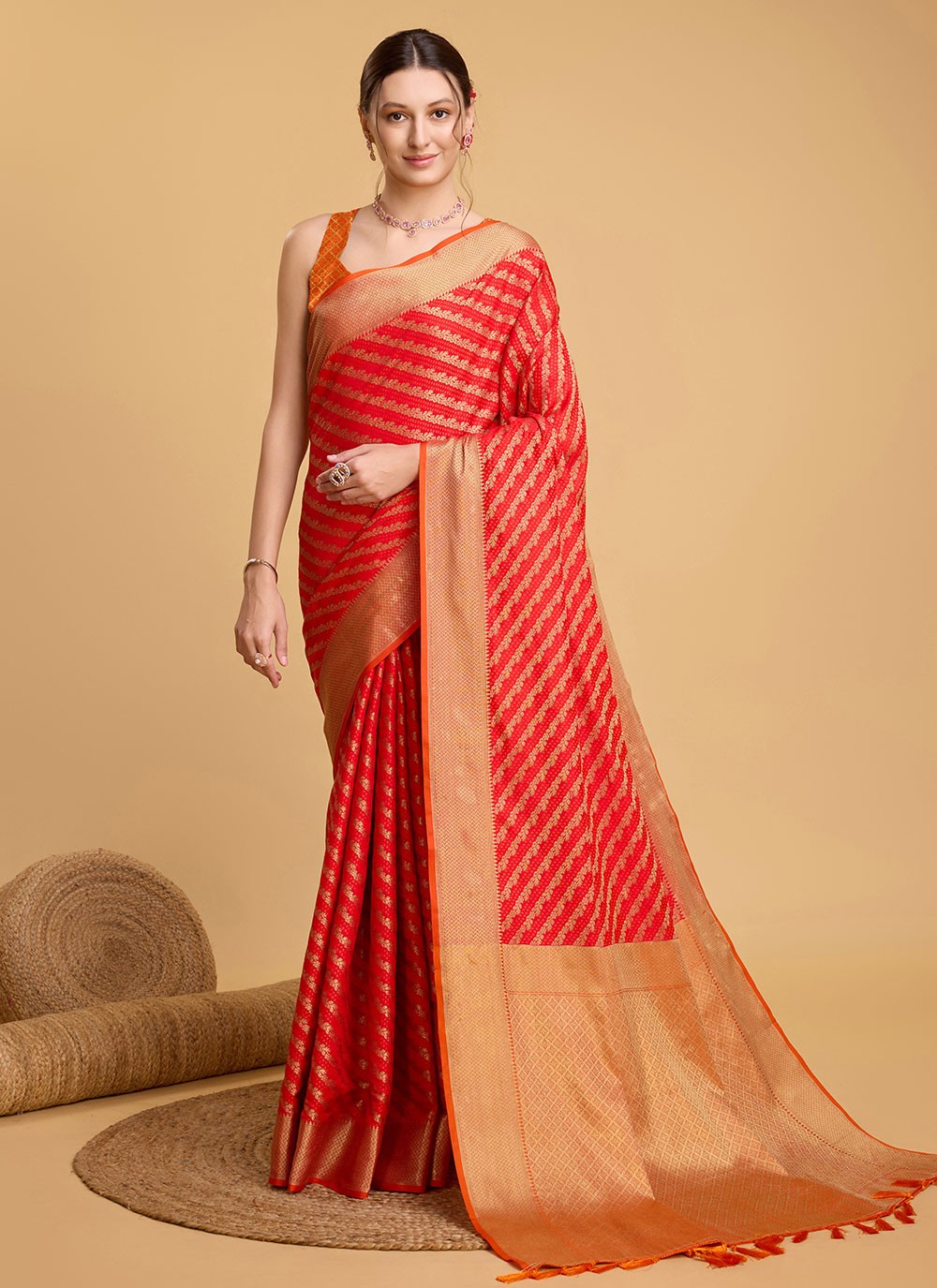 Classic Jacquard Work Patola Silk Saree - S5648