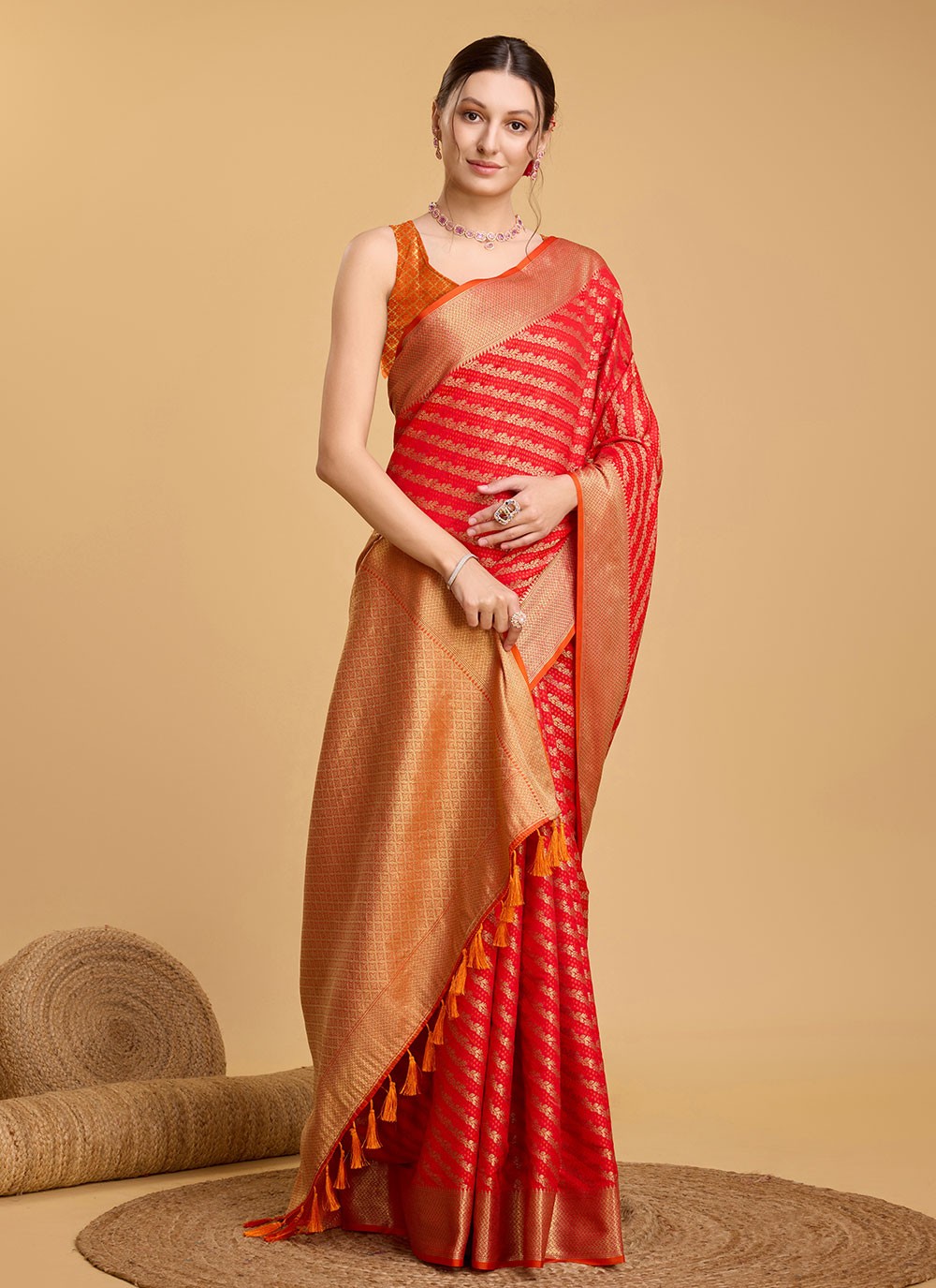 Classic Jacquard Work Patola Silk Saree - S5648