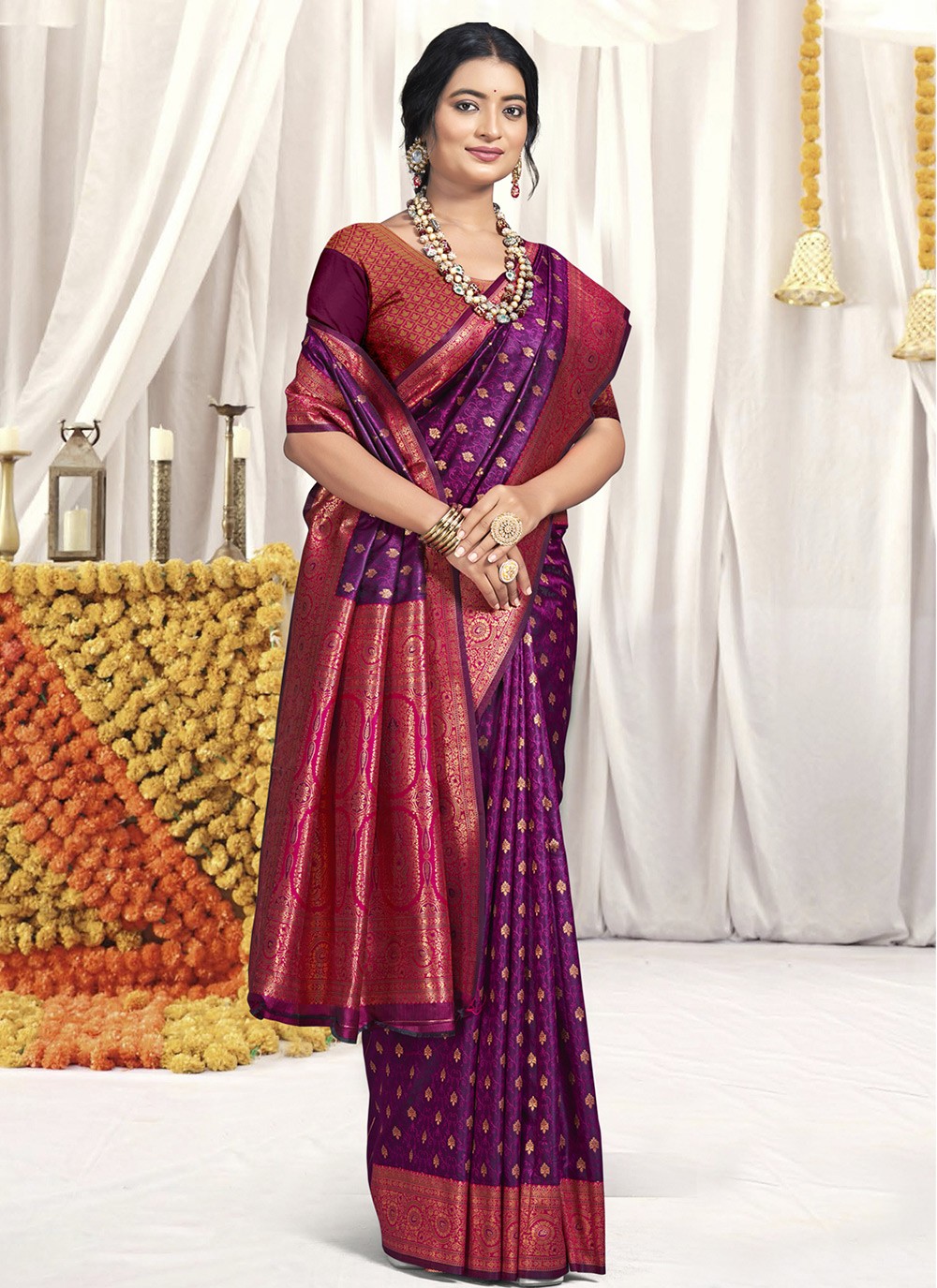 Classic Woven Silk Saree - S9070