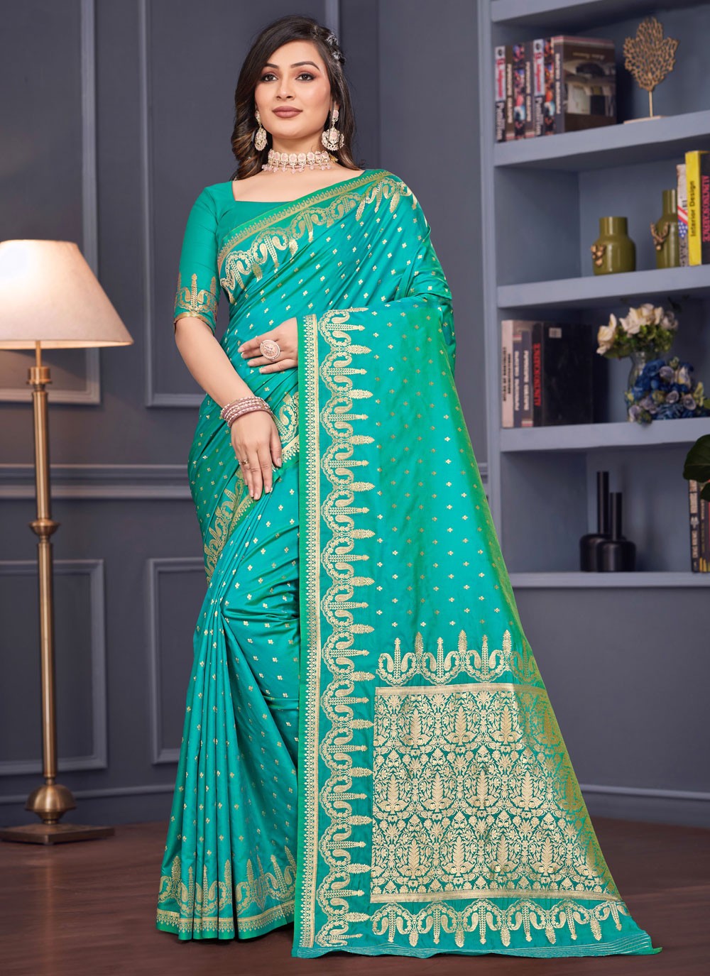 Weaving Zari Silk Saree - S12195