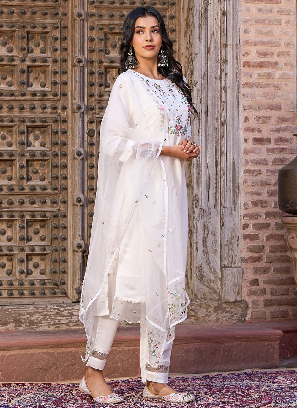 Chanderi , Viscose Salwar Suit - T1752