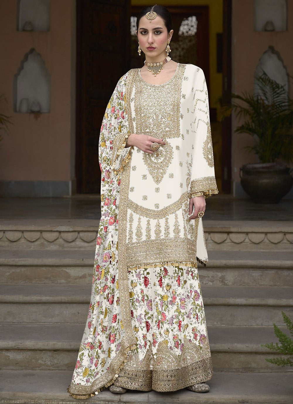 Chinon Salwar Suit - T3121