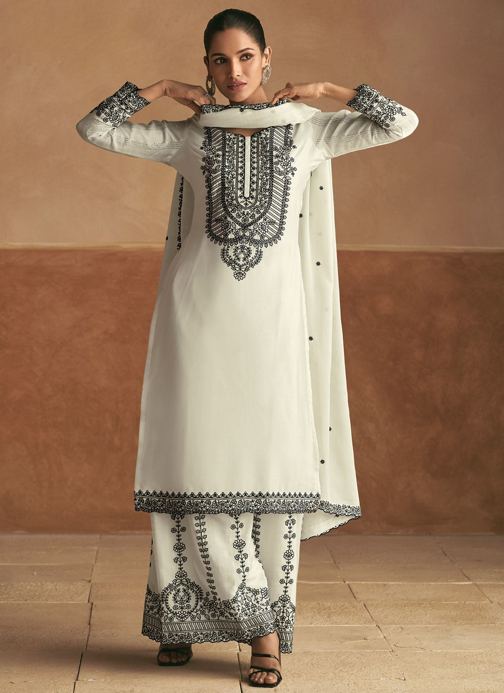 Chinon Salwar Suit - T3860