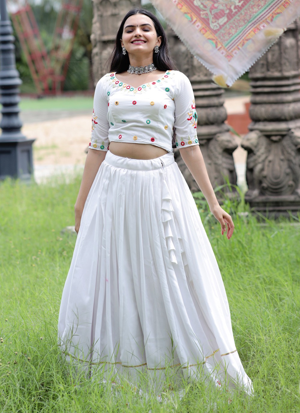 Mirror Rayon A - Line Lehenga - L1128