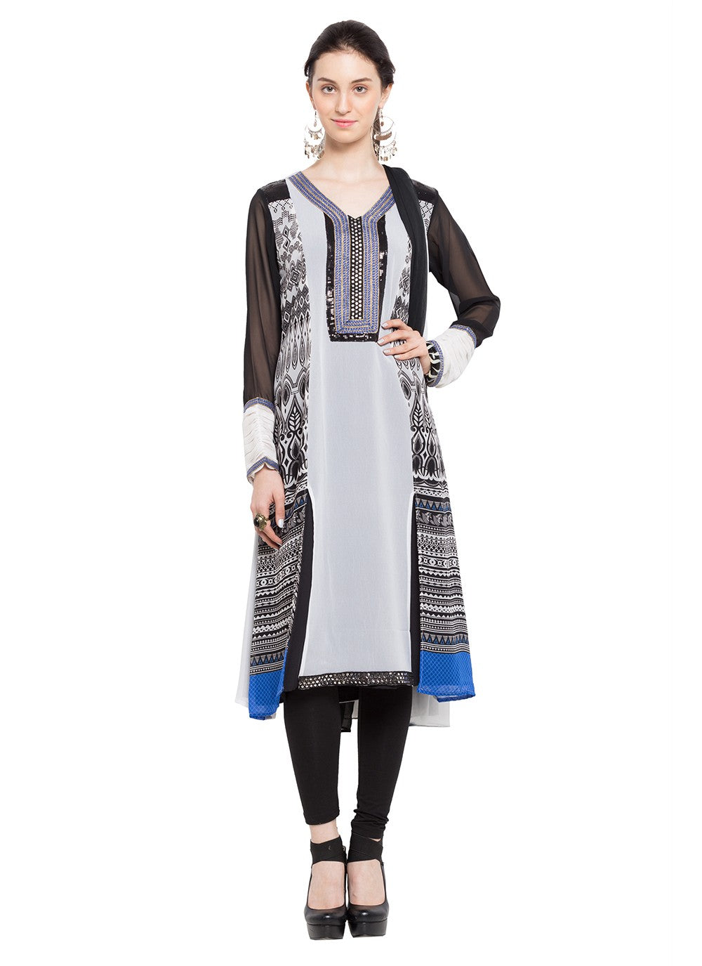 Faux Georgette Salwar Suit - T237