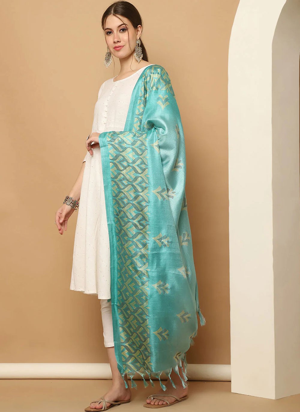 Blended Cotton Salwar Suit - T3972