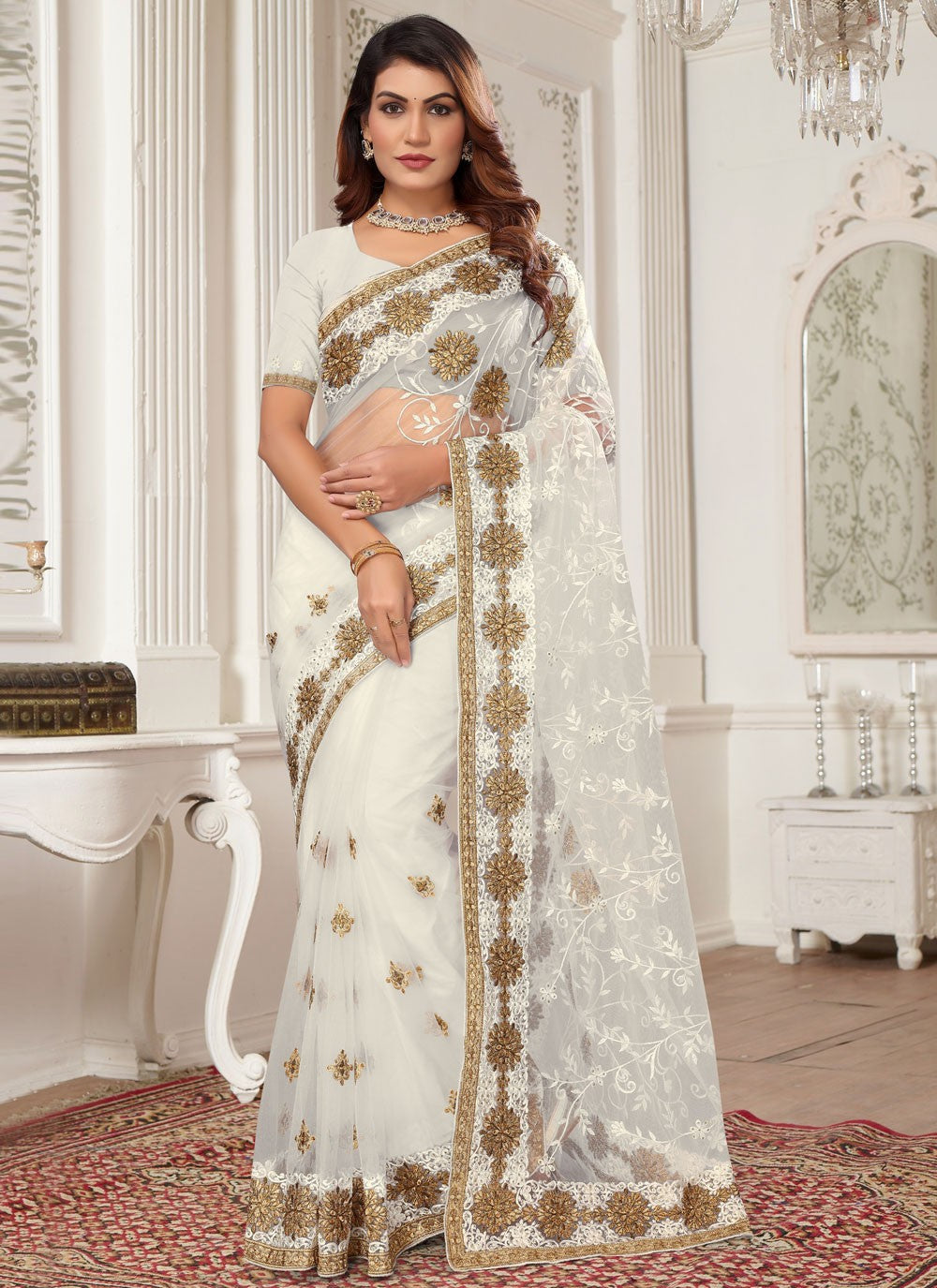 Contemporary Cord Silk Saree - S6325