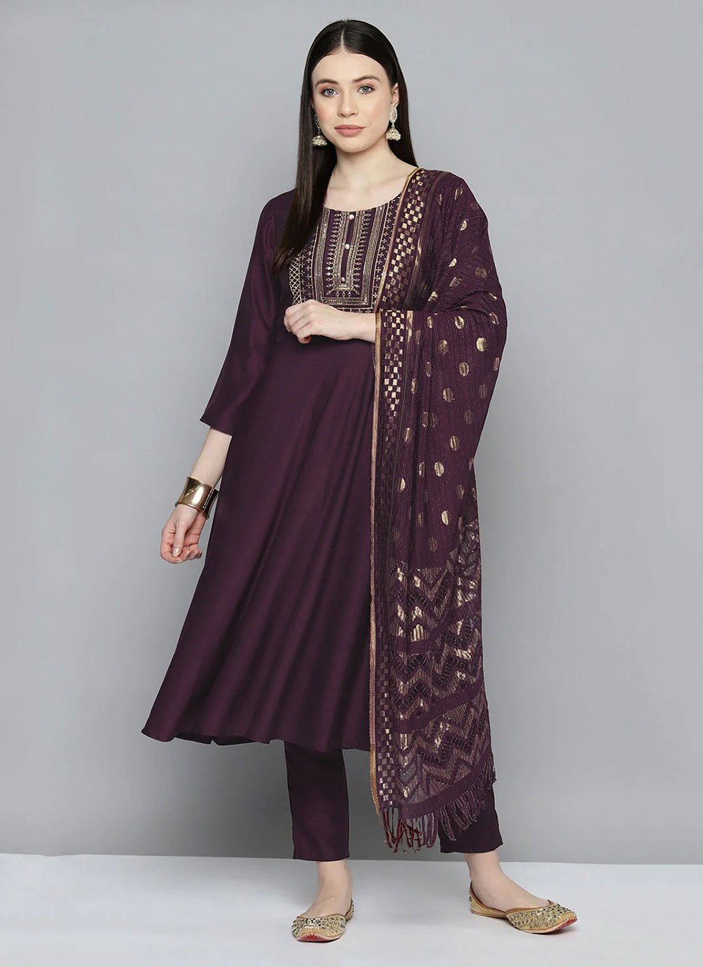 Cotton , Polyester Salwar Suit - T2598