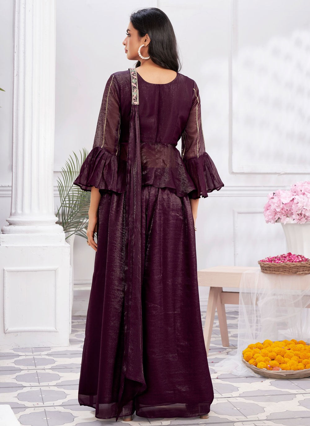 Tussar Silk Salwar Suit - T2721