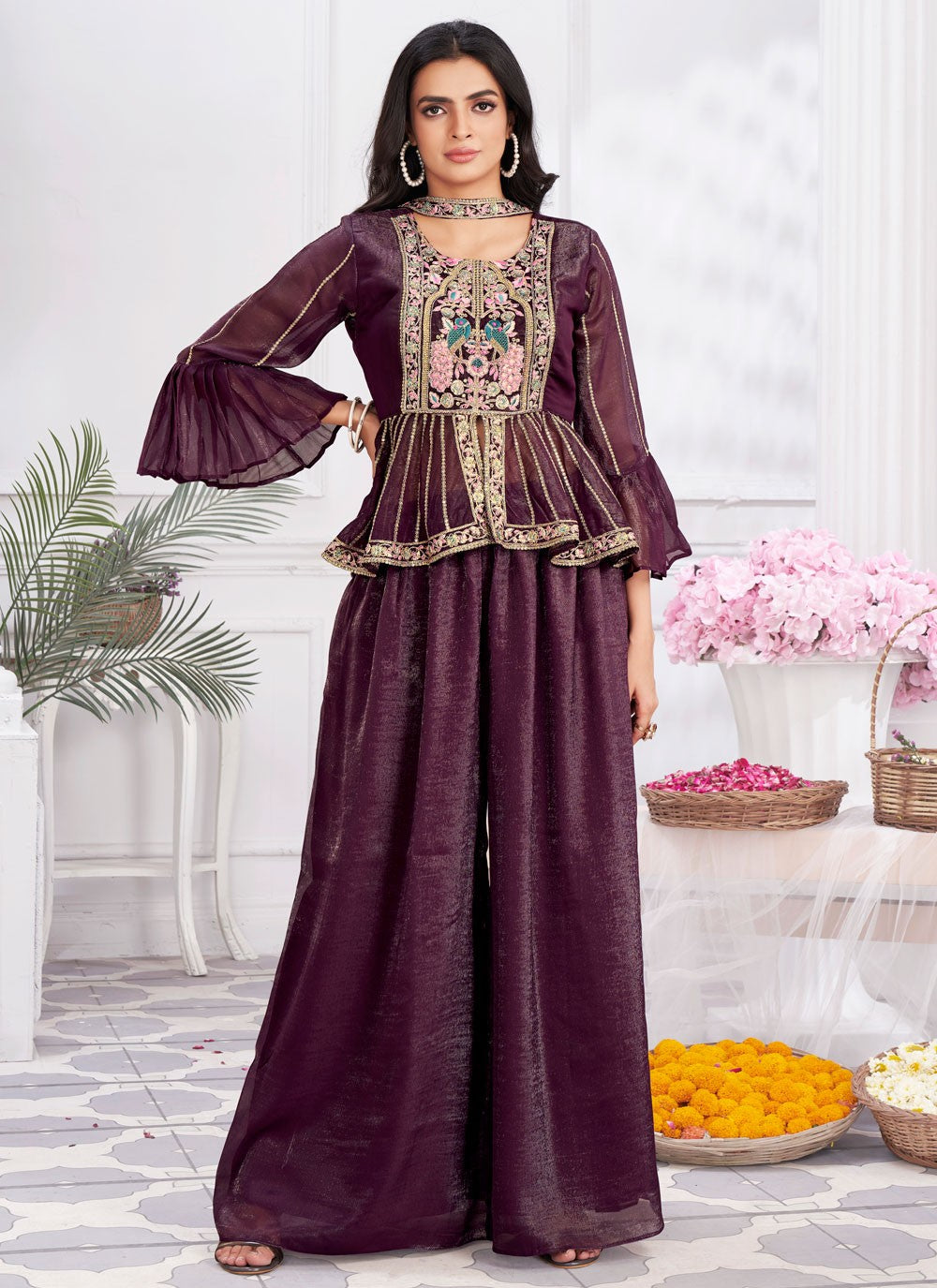 Tussar Silk Salwar Suit - T2721