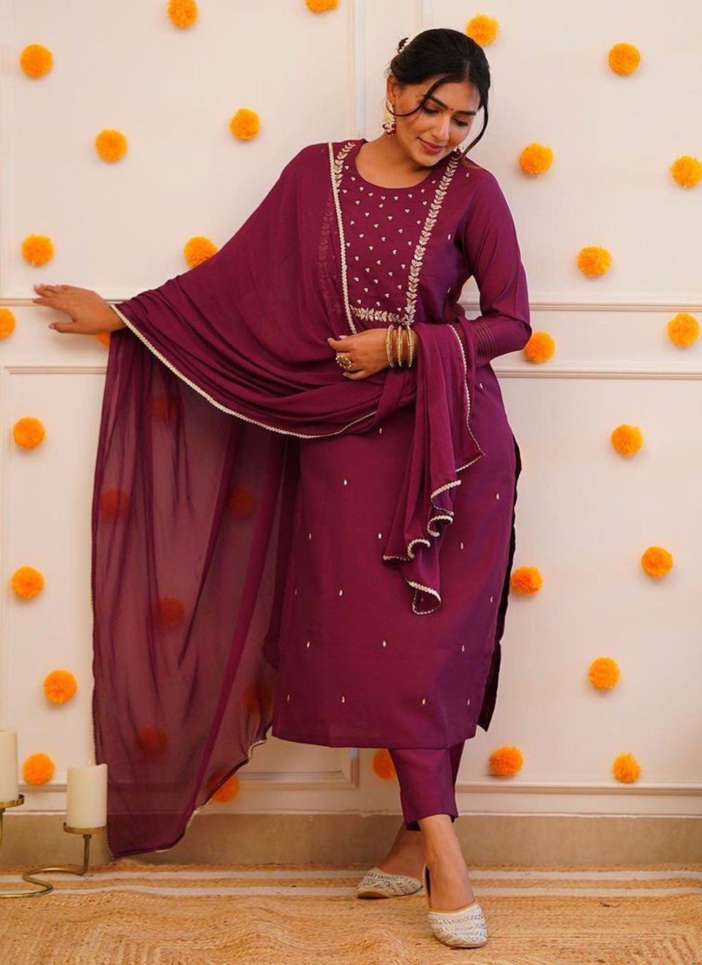 Rayon Salwar Suit - T1811