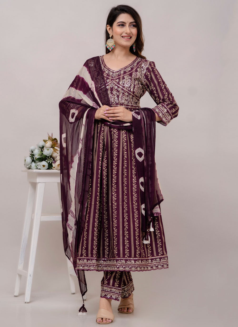 Cotton , Rayon Salwar Suit - T1623