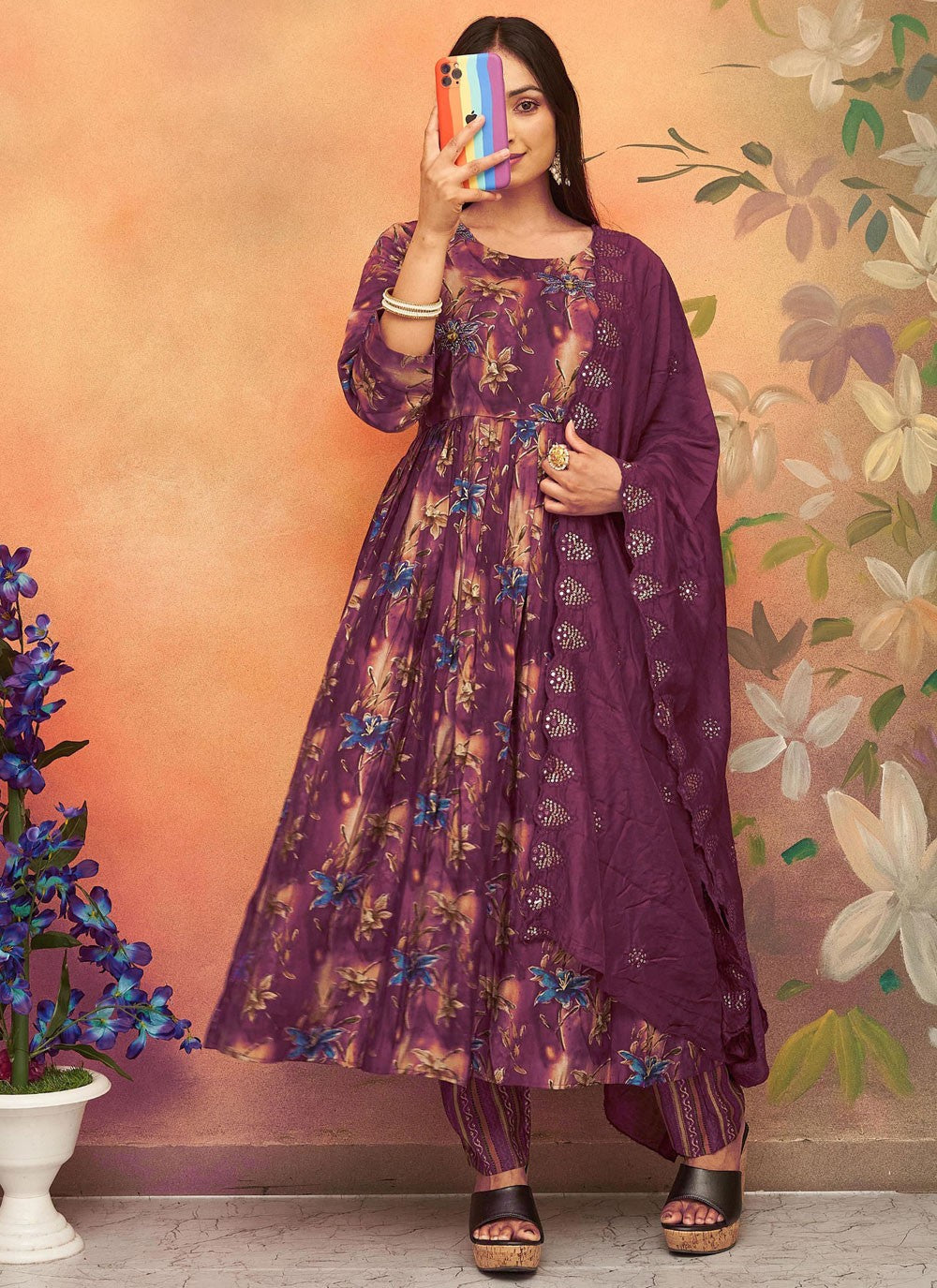 Viscose Salwar Suit - T2540