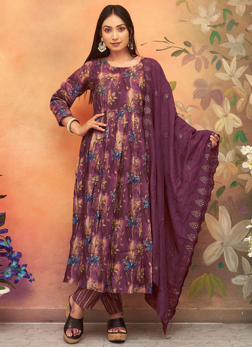 Viscose Salwar Suit - T2540