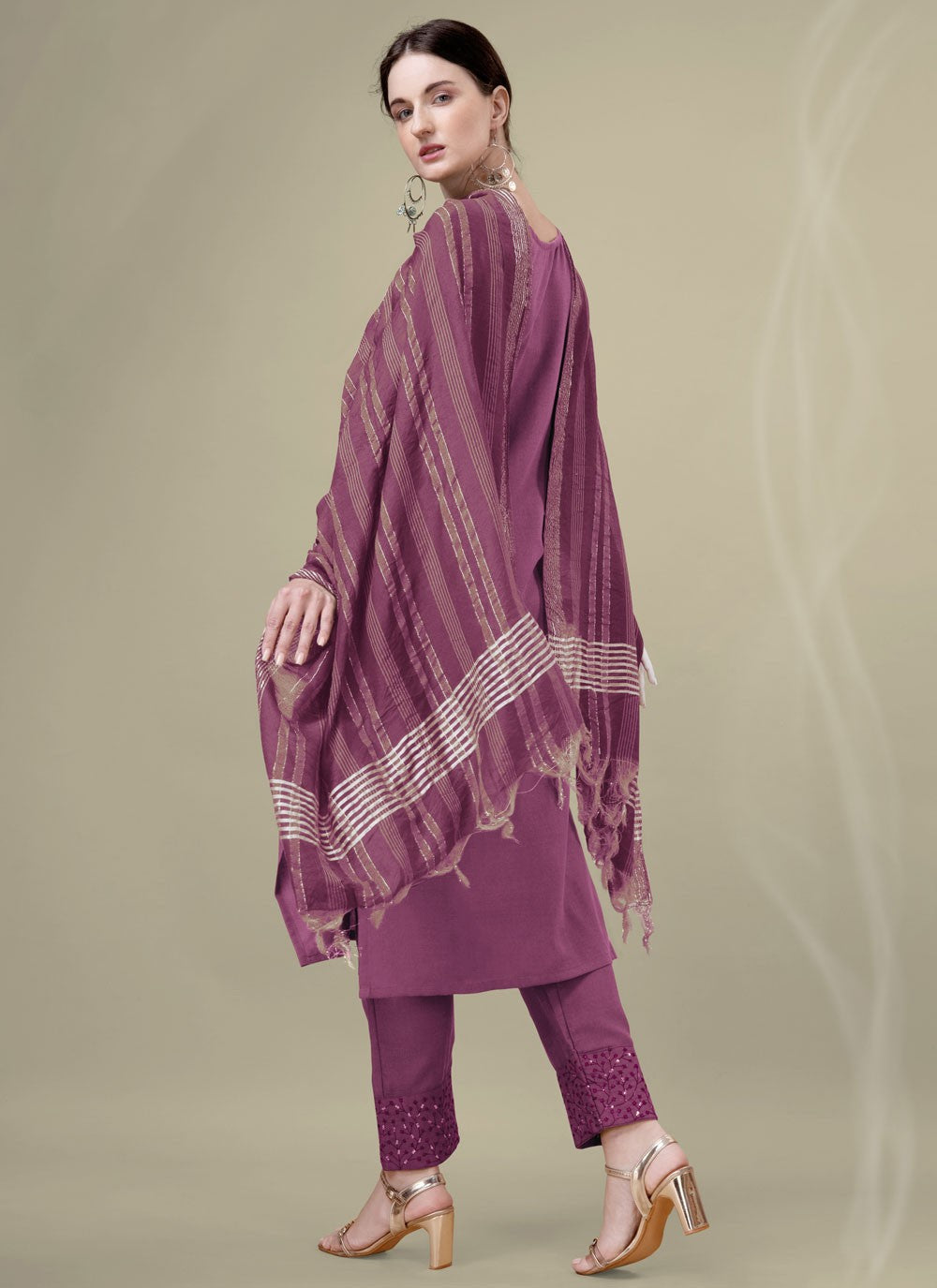 Blended Cotton Salwar Suit - T2419