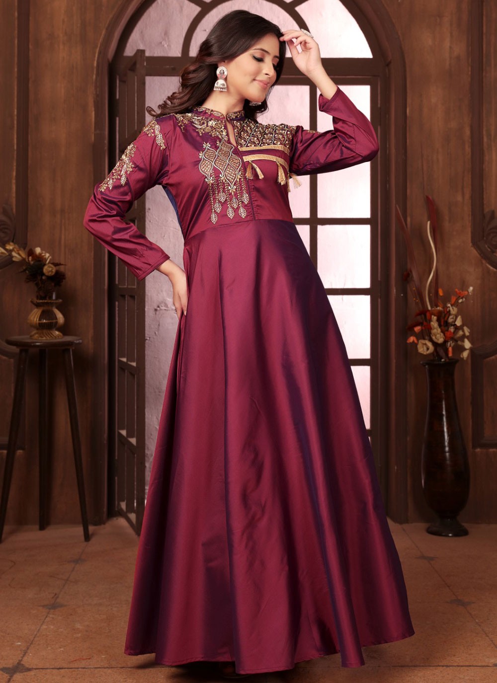 Silk Gown - G1546