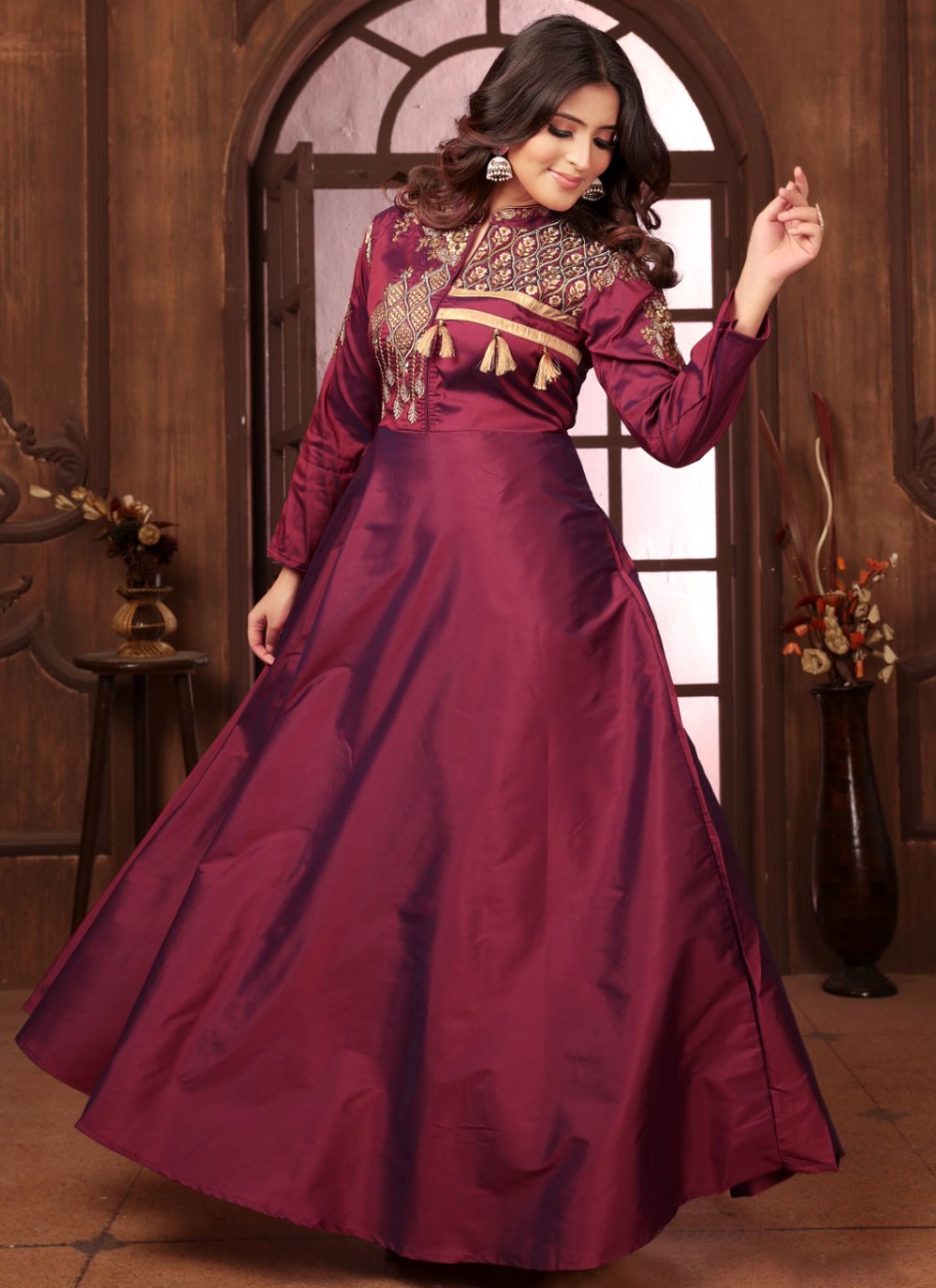 Silk Gown - G1546