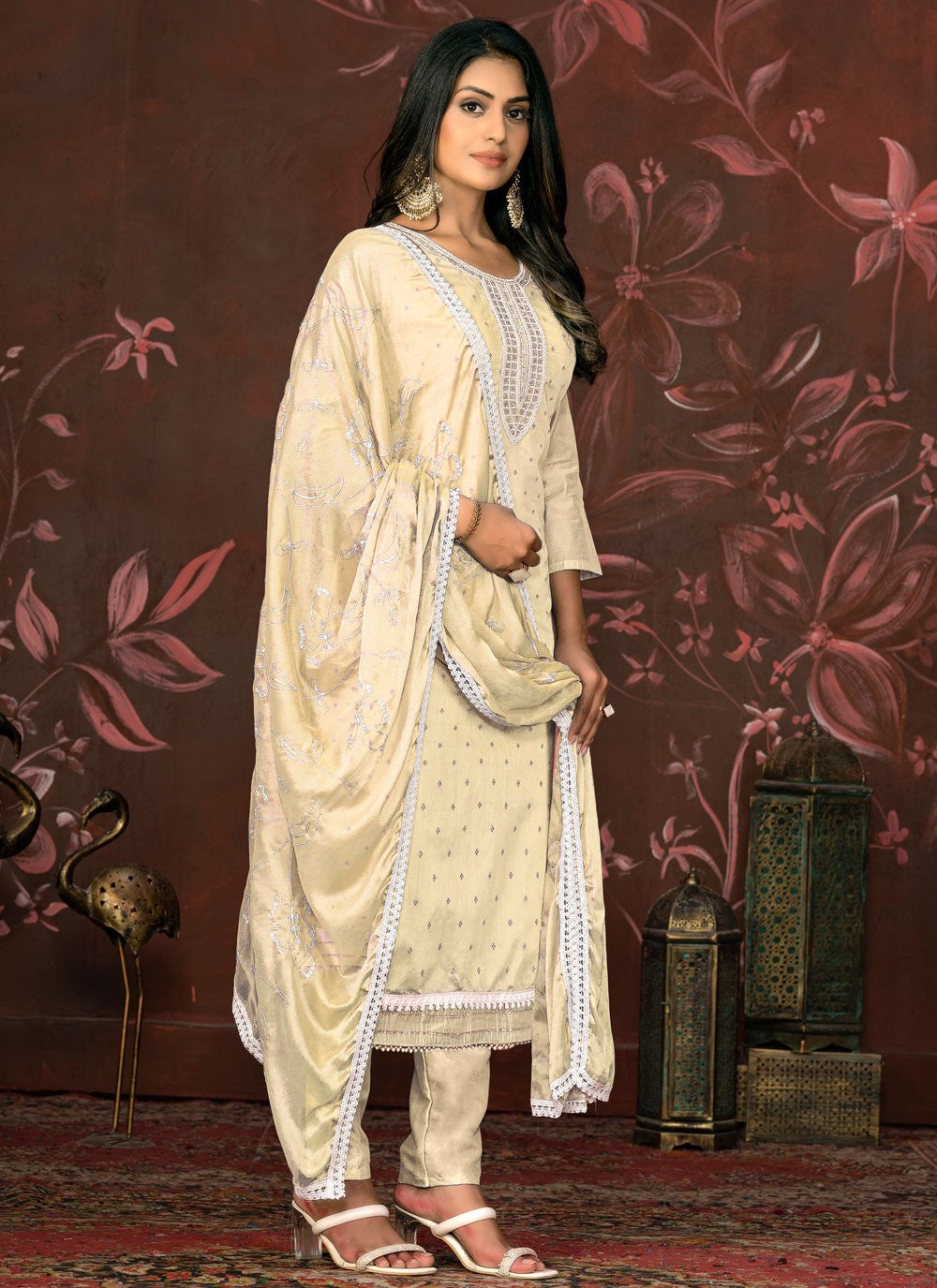 Organza Salwar Suit - T1970