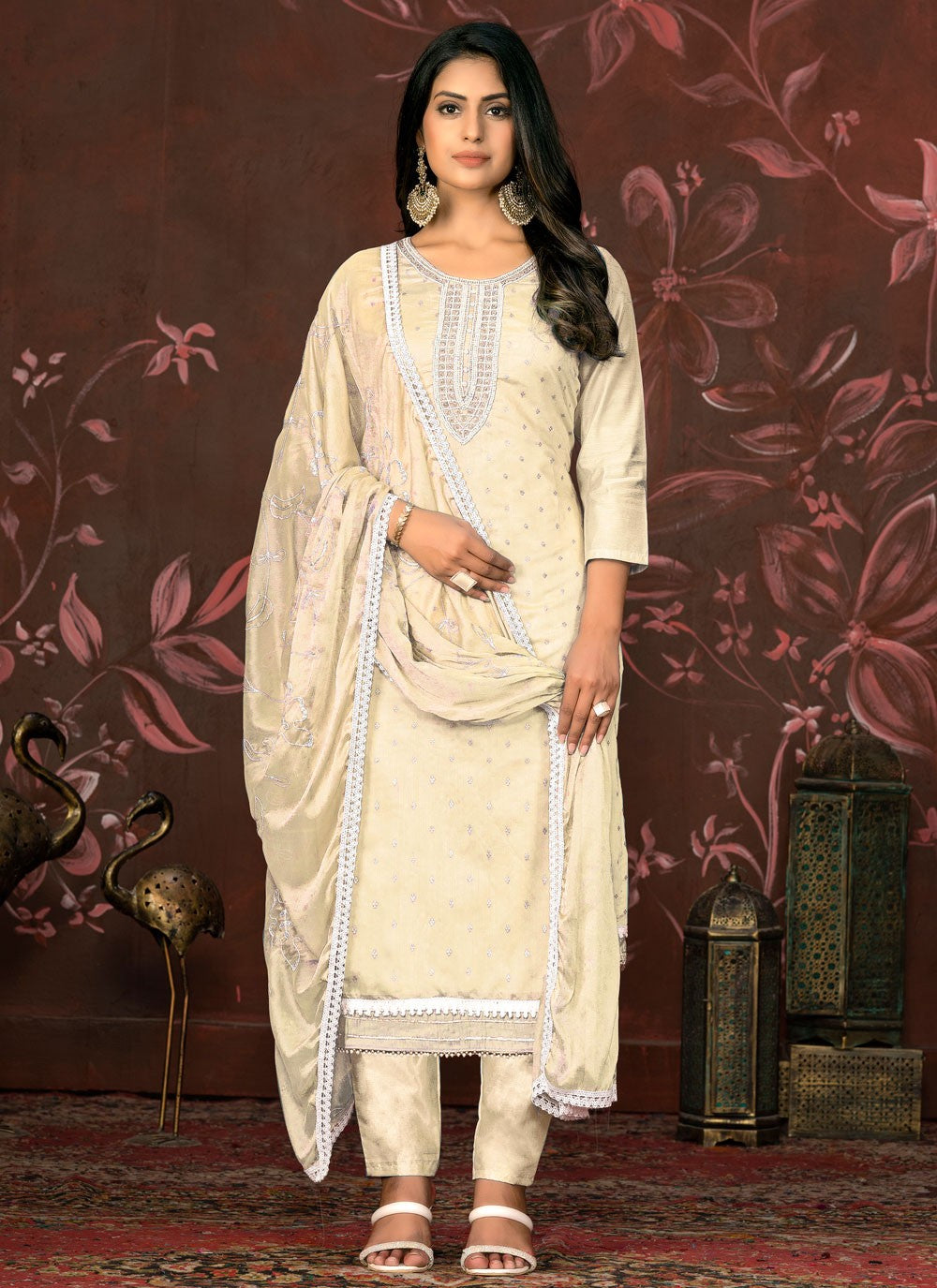 Organza Salwar Suit - T1970