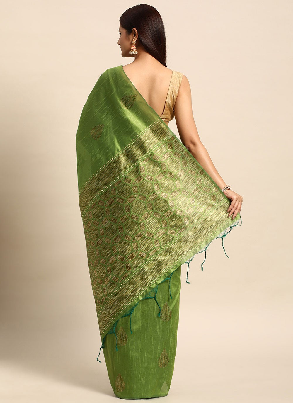 Woven Handloom Silk Saree - S11871