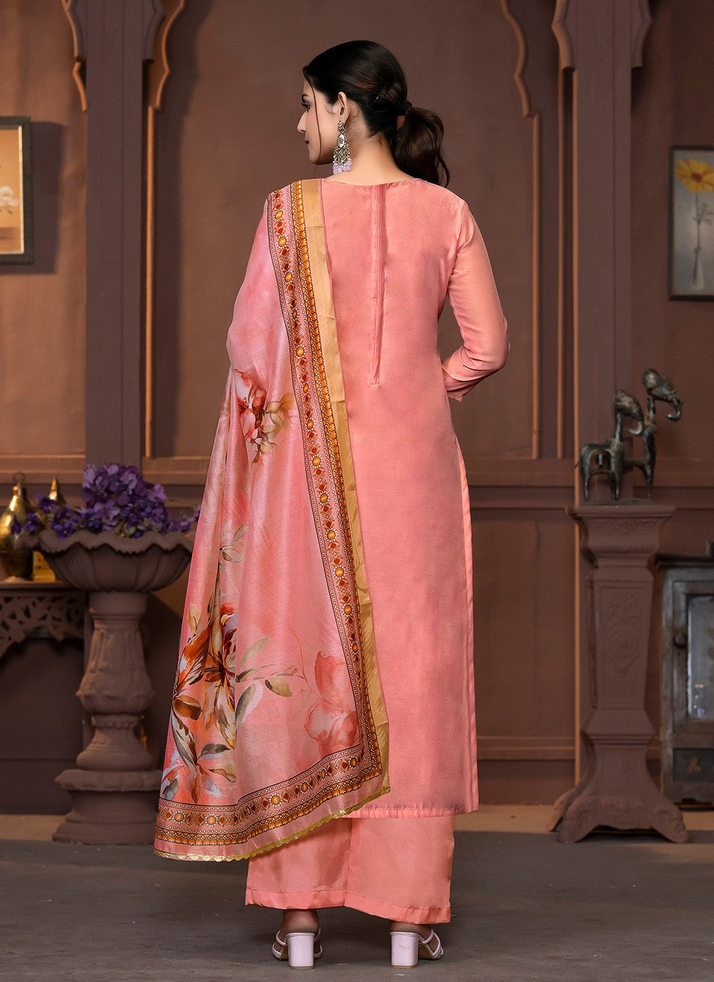 Modal Pant Style Suit - T3457