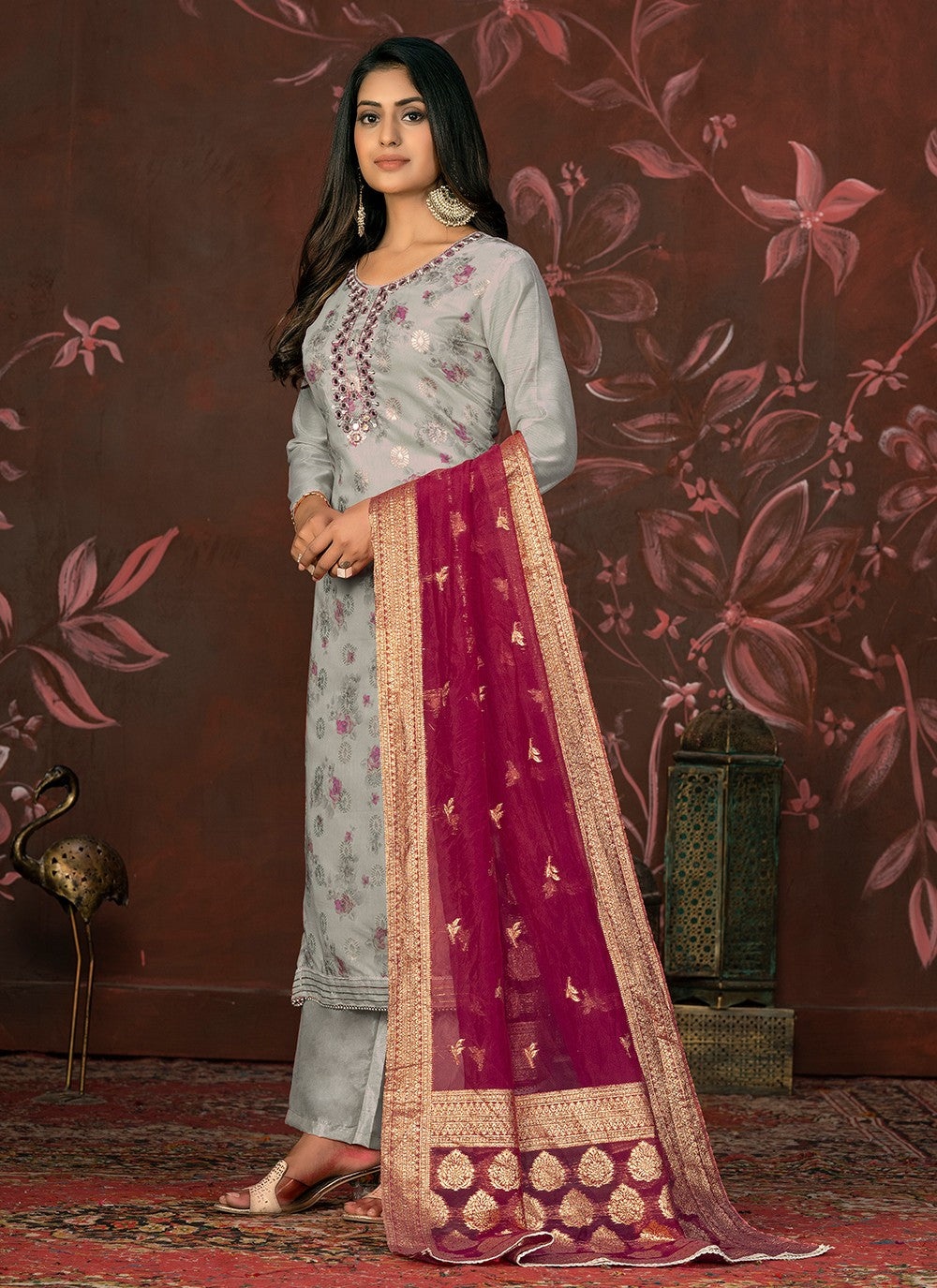 Organza Salwar Suit - T2018