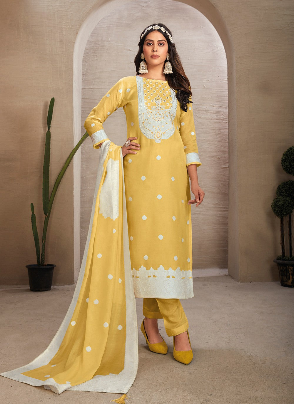 Organza Salwar Suit - T3010