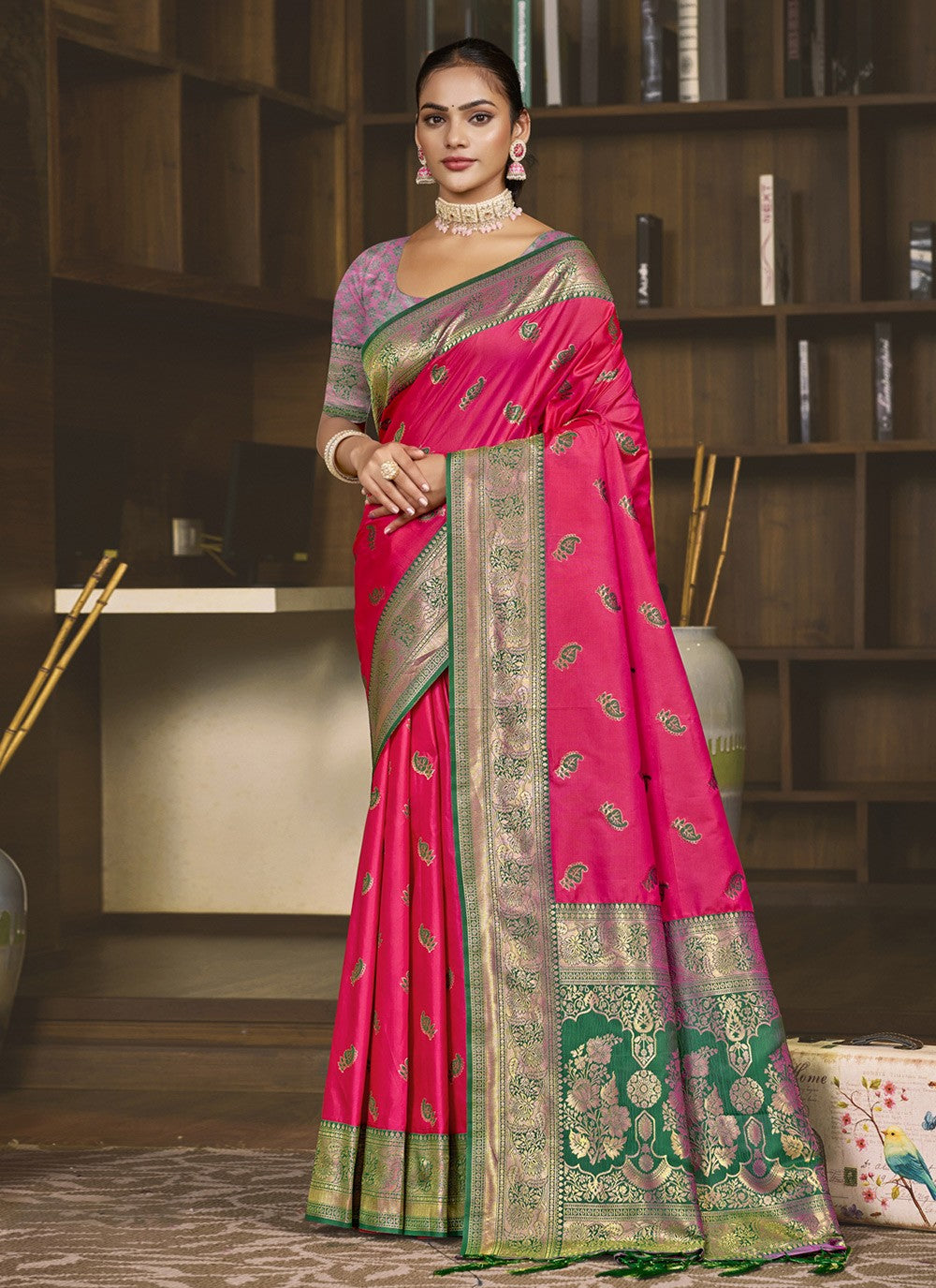 Classic Woven Silk Saree - S9800