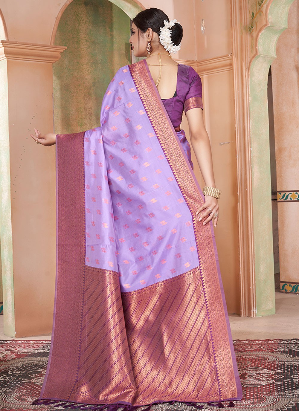 Classic Woven Kanjivaram Silk Saree - S6335