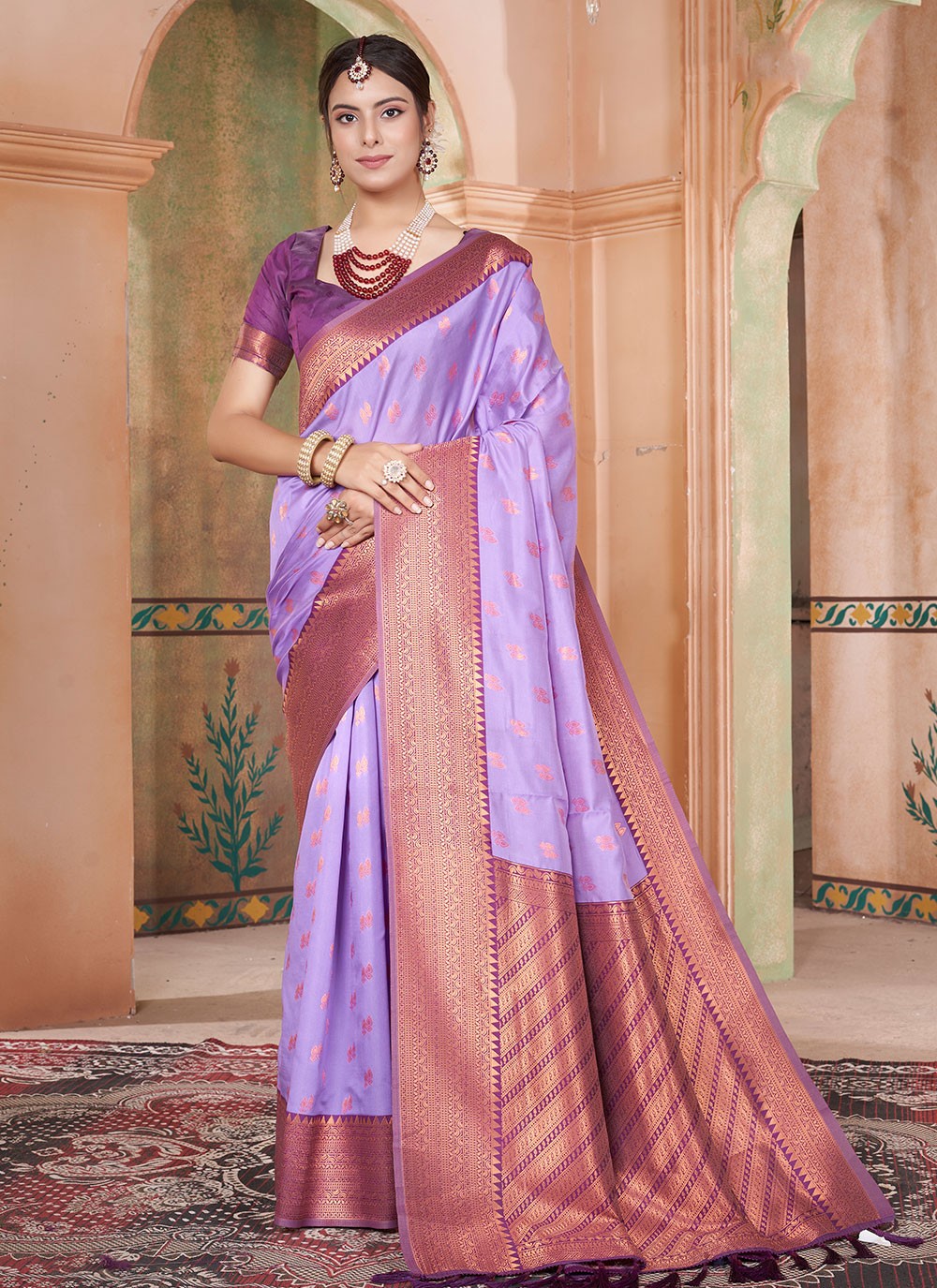 Classic Woven Kanjivaram Silk Saree - S6335