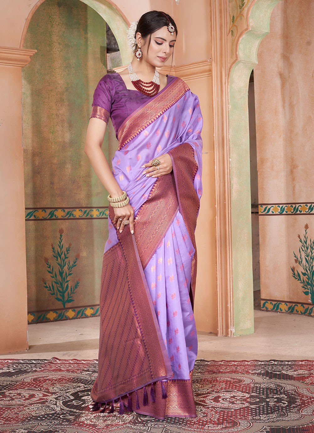 Classic Woven Kanjivaram Silk Saree - S6335