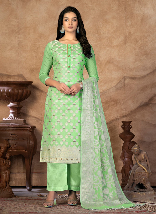 Banarasi Silk Palazzo Suit - T1118