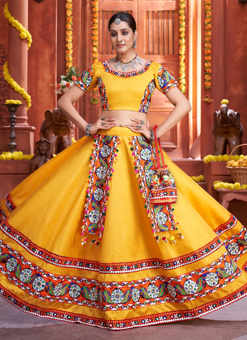 Buttis Art Silk A - Line Lehenga - L0571