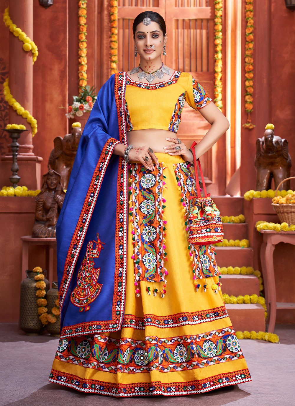 Buttis Art Silk A - Line Lehenga - L0571