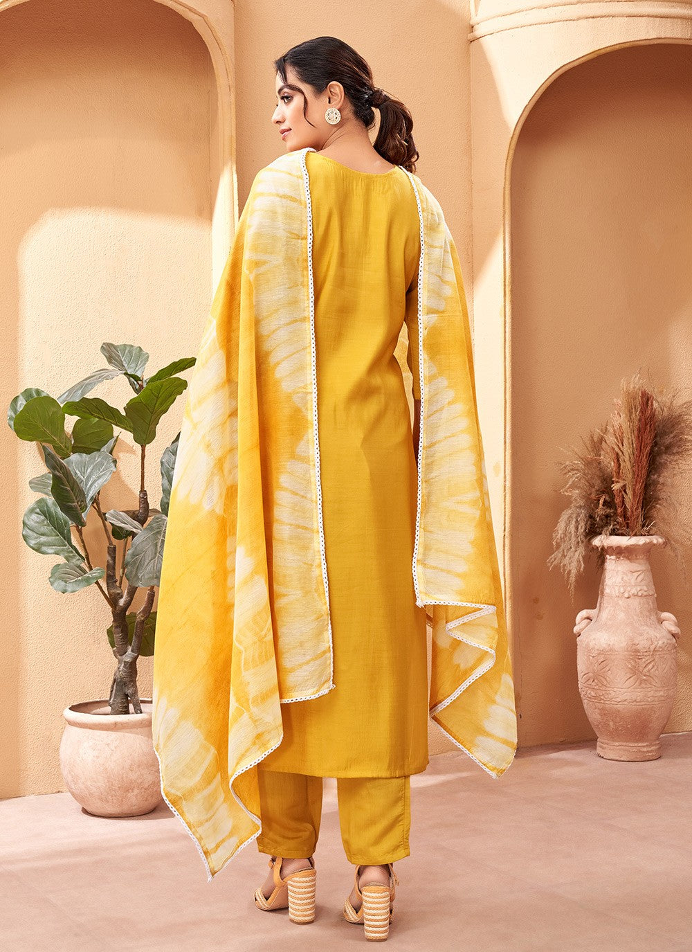 Muslin Pant Style Suit - T3217