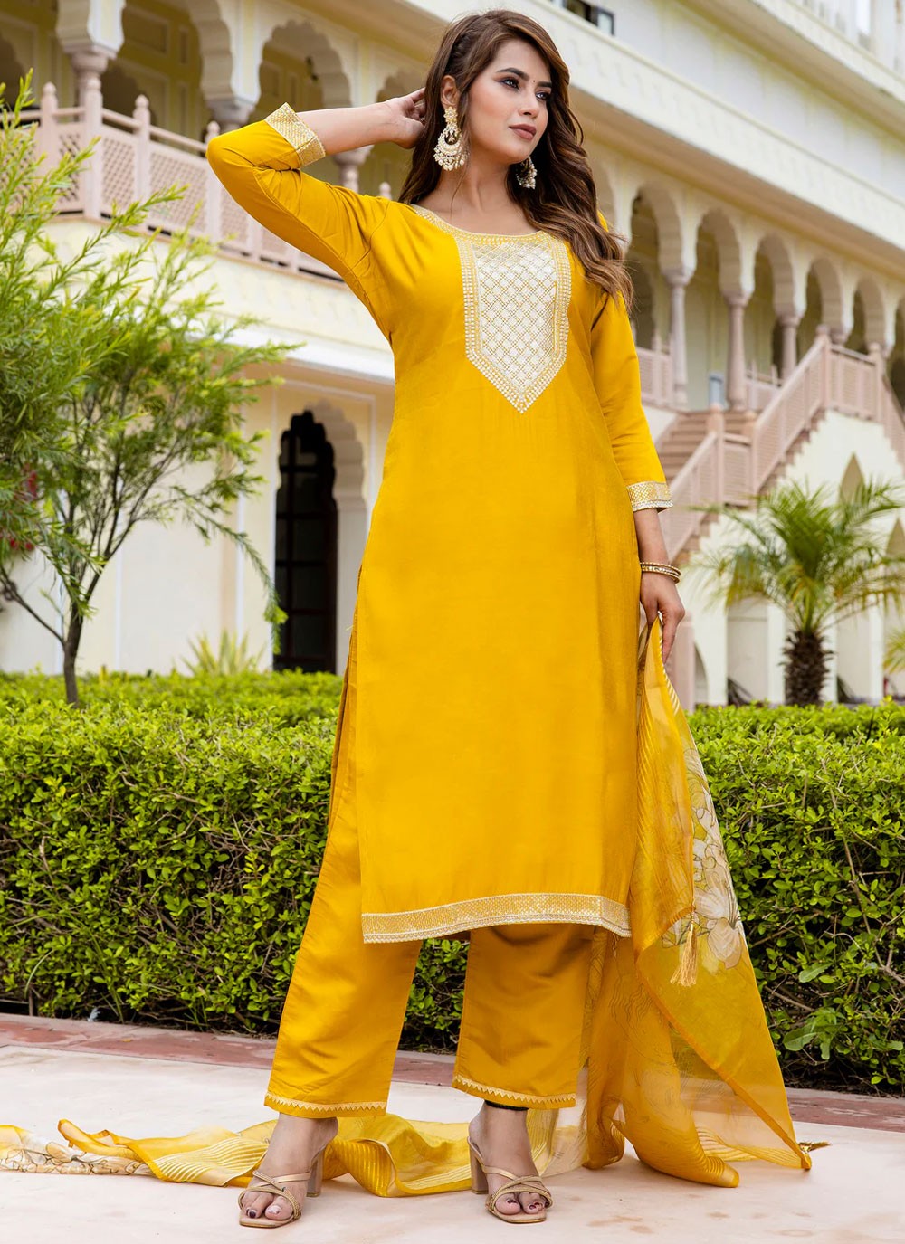 Viscose Salwar Suit - T3875