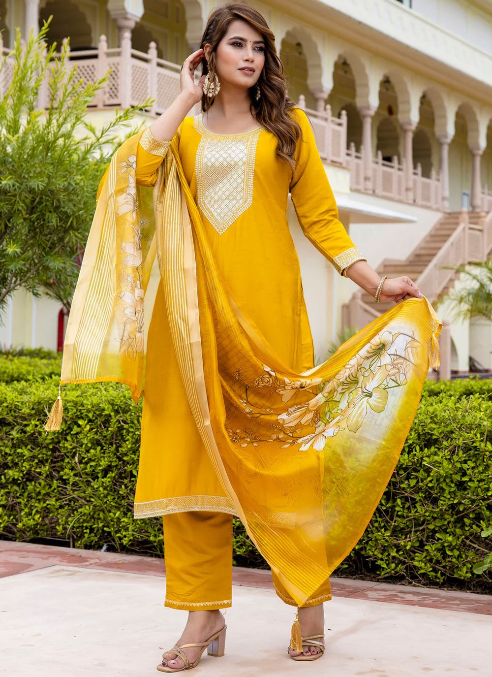 Viscose Salwar Suit - T3875