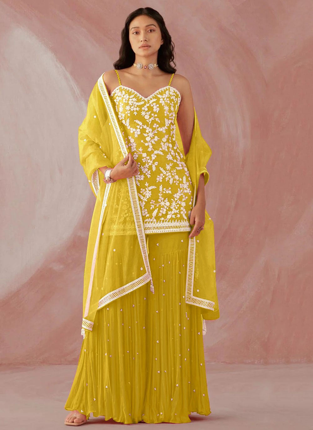 Faux Georgette Salwar Suit - T798