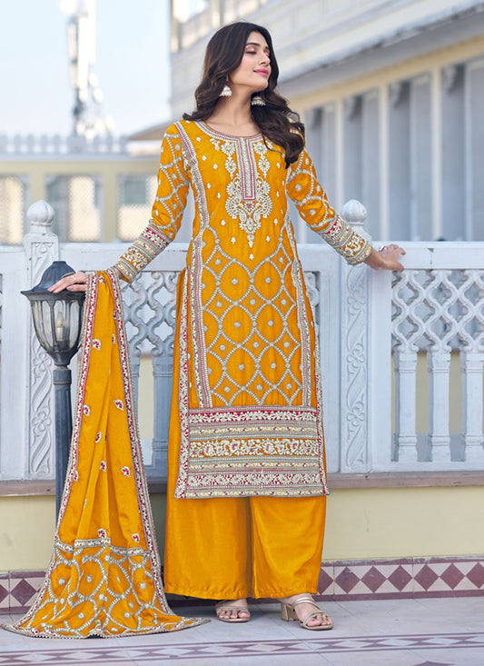 Chinon, Silk Salwar Suit - T1840