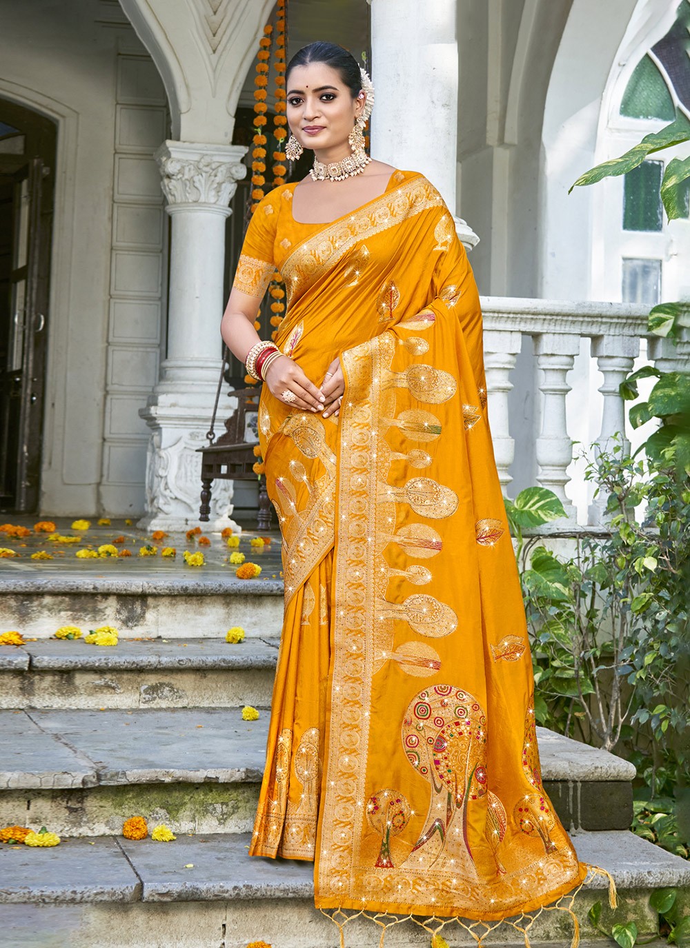 Printed Silk Saree - S12160