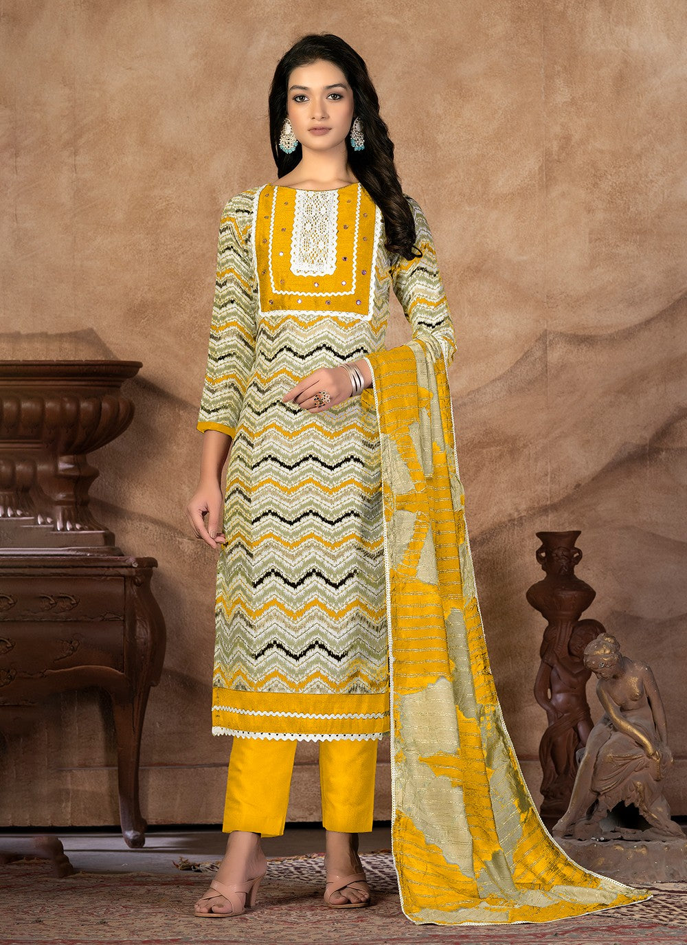 Cotton Salwar Suit - T1127