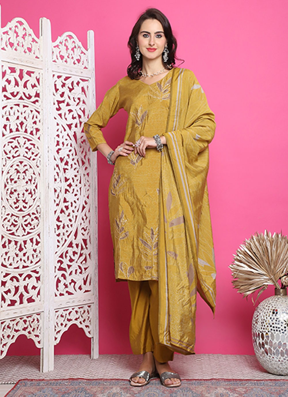 Muslin Salwar Suit - T3142