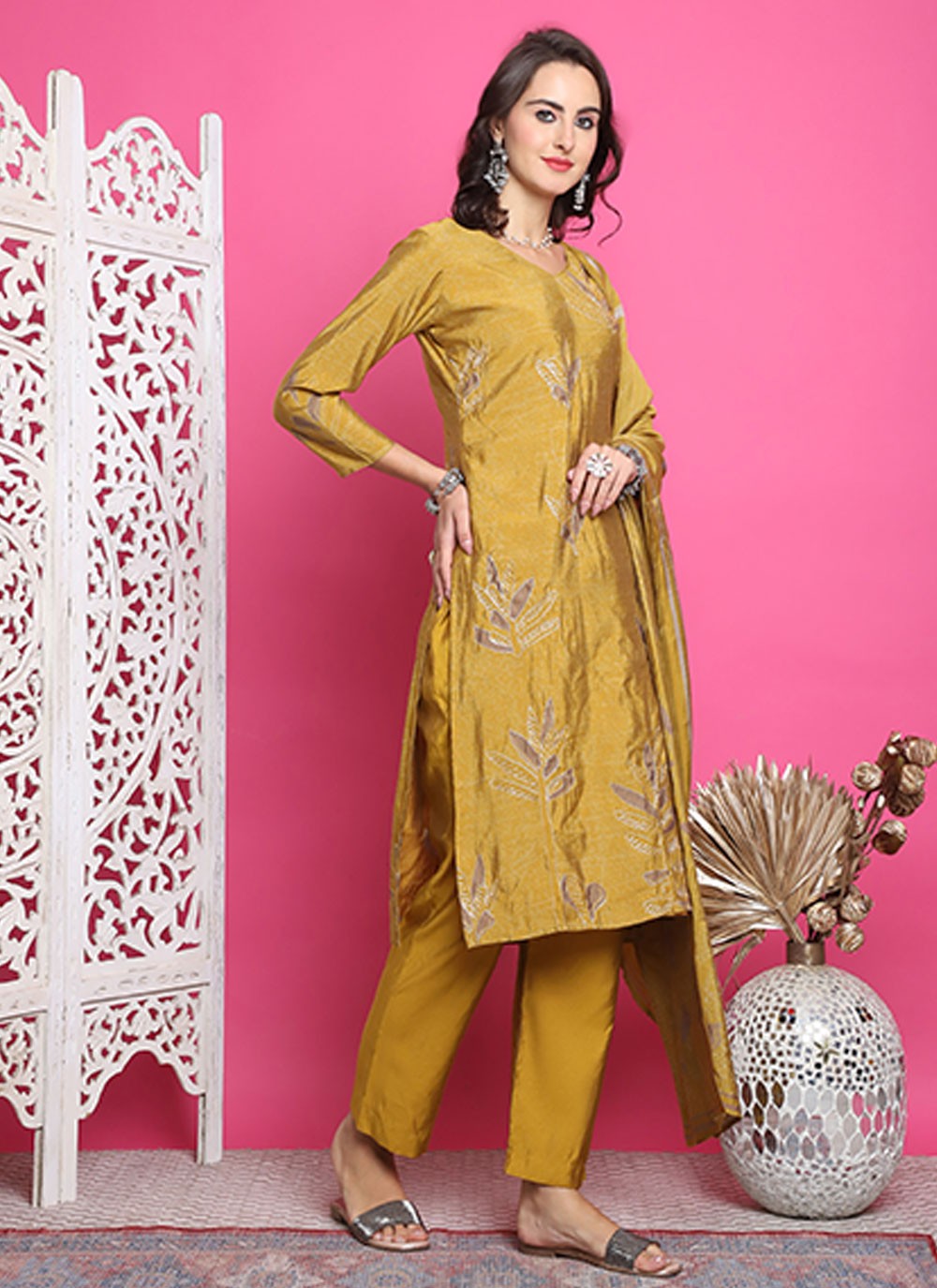 Muslin Salwar Suit - T3142