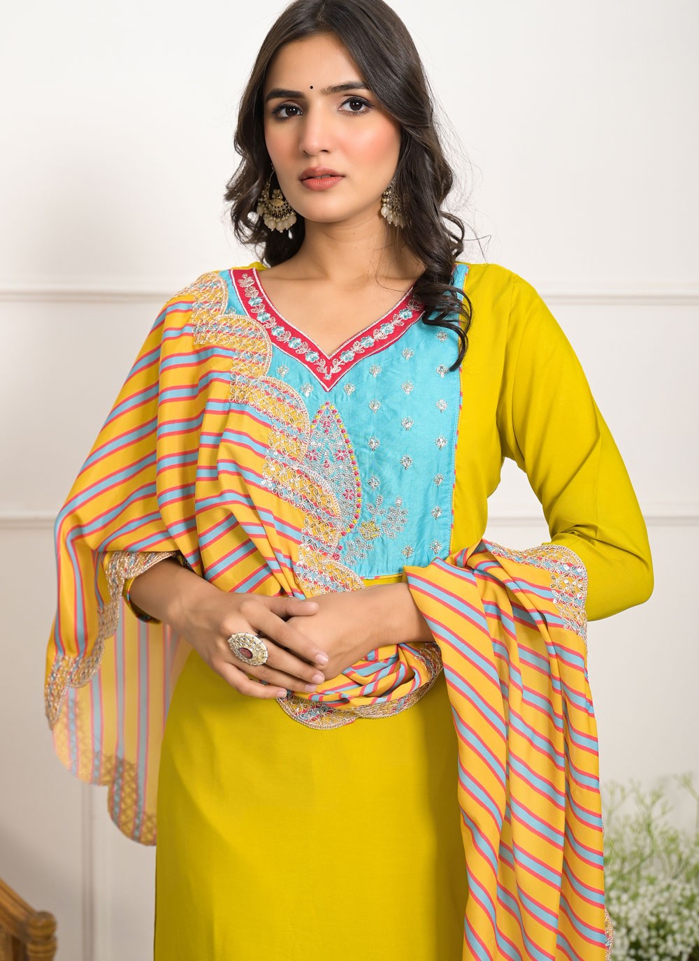 Viscose Salwar Suit - T4095