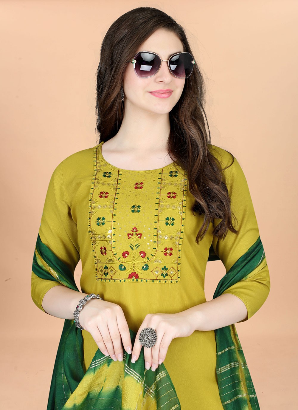 Blended Cotton Salwar Suit - T2206