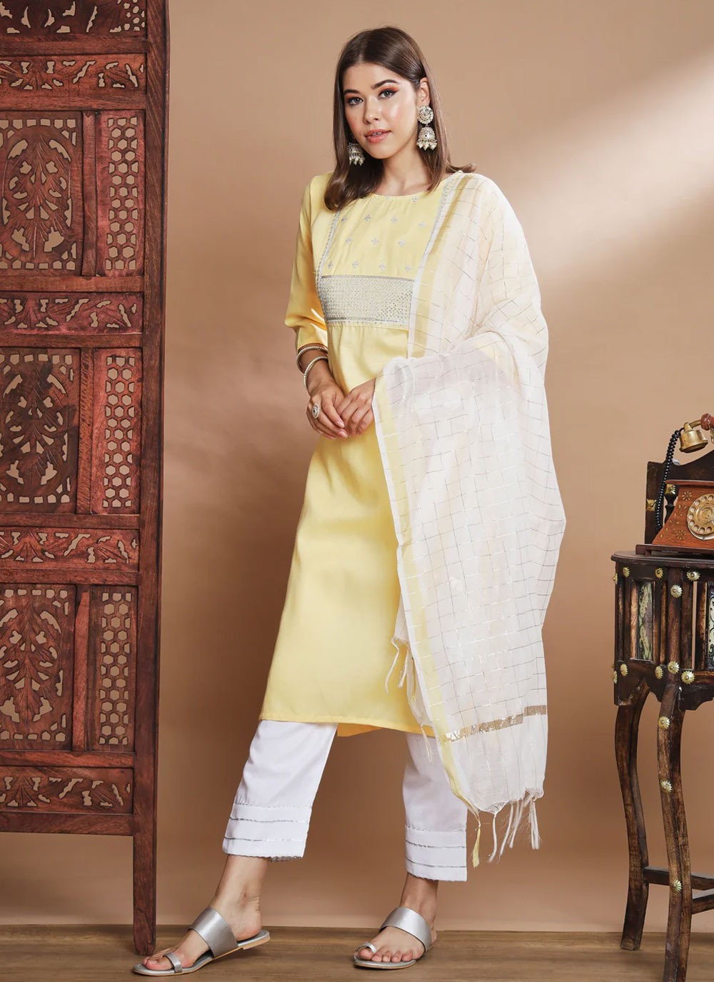 Cotton Salwar Suit - T1552