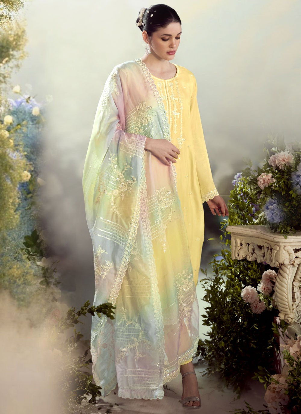 Modal, Silk Salwar Suit - T4147