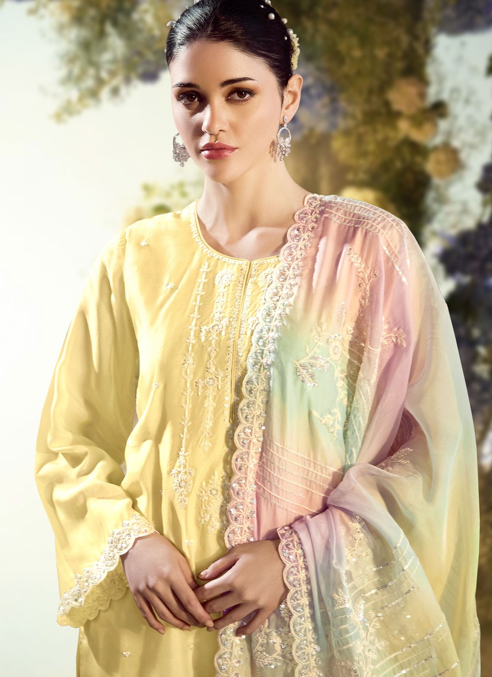 Modal, Silk Salwar Suit - T4147