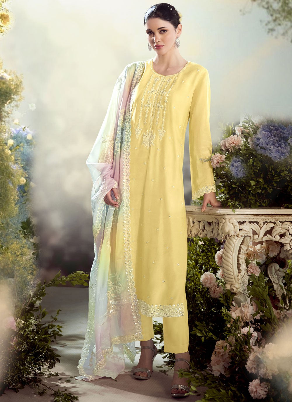 Modal, Silk Salwar Suit - T4147