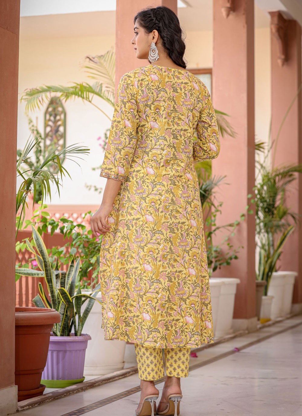 Cotton Pant Style Suit - T1851